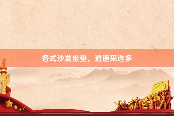 各式沙发坐垫，逍遥采选多